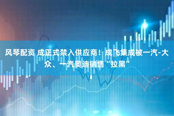 风琴配资 成正式禁入供应商！成飞集成被一汽-大众、一汽奥迪销售“拉黑”
